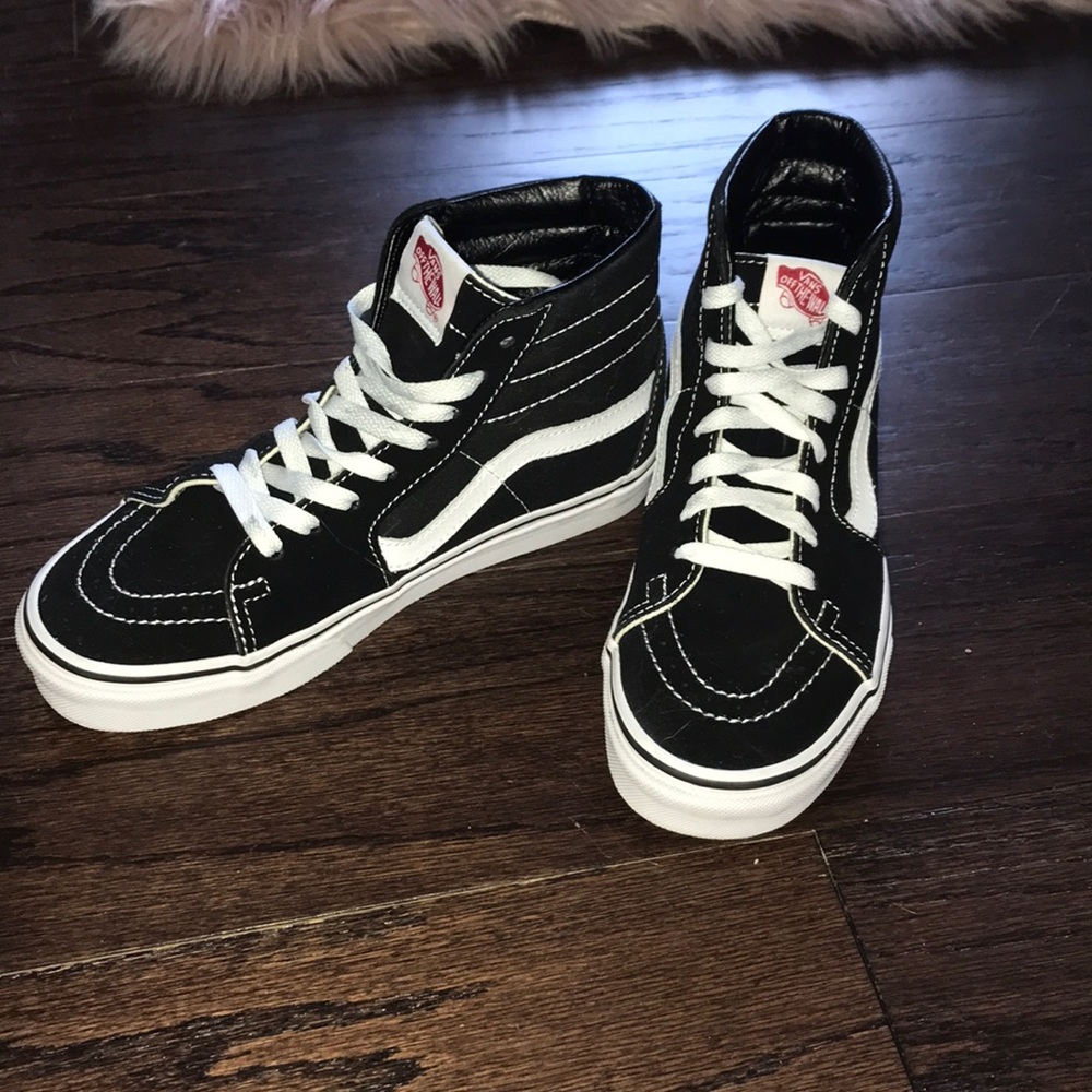 black high top vans